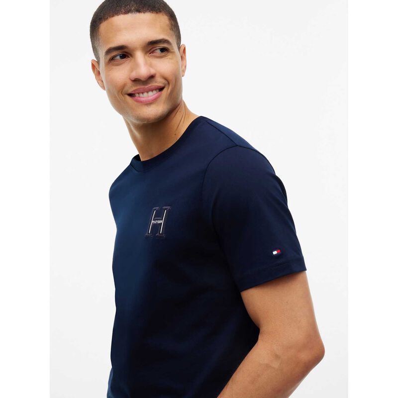 Tommy Hilfiger Varsity Logo Embroidery Crew Neck T-Shirt image number 2